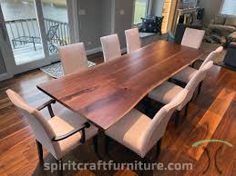 Measuring 30 inches high, 42 inches wide. Custom Solid Wood And Live Edge Dining Conference Tables