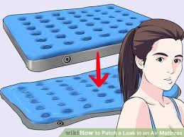 How To Patch A Leak In An Air Mattress Patch Air Mattress Air Mattress Repair Air Mattress Camping