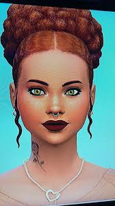 Newly created sim, Clarissa Morse, and her Siberian husky, Kia Morse