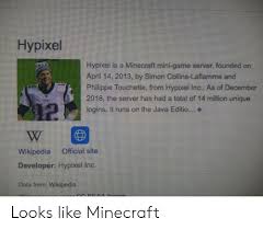 Minecraft mini game servers hypixel. Hypixel Hypixel Is A Lhecraft Mini Game Server Fbunded On April 14 2013 By Simon Colins Laflamme And Phlppe Touchette From Hypixel Inc As Of December 2018 The Server Has Had A Total Of