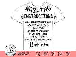 Care Card Bundle Care Instruction Cards Decal And Htv Application Instructions Care Card Svg Instruction Svg Svg Files Svg Clothing Care Instructions Instruction Cricut