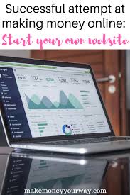 You can sell your course on udemy or, if you already have your own audience, on your own website. Successful Attempt At Making Money Online Start Your Own Website