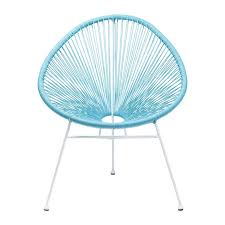 Fauteuil De Jardin Contemporain Bleu Clair Spaghetti Kare Design Mobilier De Jardin Design Fauteuil Jardin Contemporain