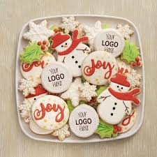 Company Logo Cookies In 2020 Holiday Cookies Logo Cookies Sugar Cookies Decorated