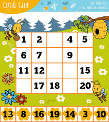 Ver más ideas sobre actividades para preescolar, actividades, actividades infantiles. Numeros De Educacion Juego Para Ninos Tema De Verano Cortar Los Numeros Y Pegarlos En Orden Ilustraciones Vectoriales Clip Art Vectorizado Libre De Derechos Image 83446473