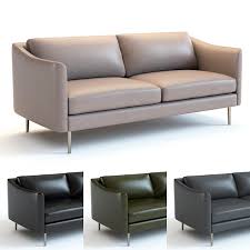 Five editors tested 15 west elm sofas, ticking away at criteria that rated sit, depth, softness, height, napability (a word we created for our tests) and overall comfort, all of which were tallied and averaged across the board. West Elm Sloane Ledersofa 3d Modell Turbosquid 1487649