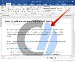 Find a picture of your own, or search bing images. How To Add A Watermark In Microsoft Word
