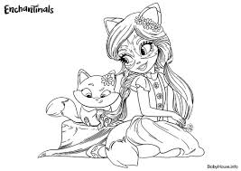 Flick Braids Felicity S Hair High Quality Free Coloring From The Category Enchantimals More P Barbie Coloring Pages Poppy Coloring Page Cute Coloring Pages