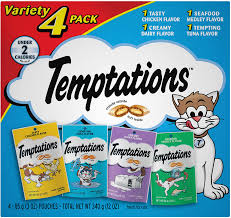 And you'll love them because they make your kitty work a little harder for his treats with this diy cat food puzzle that's pretty enough to. Amazon Com Temptations Classic Crunchy And Soft Cat Treats Feline Favorite Variety Pack 4 3 Oz Pouches Pet Snack Treats Pet Supplies