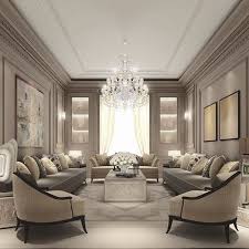 Residential Projects Abudhabi Qatar Dubai Traditional Spaces Other Elegant Living Room Design Elegant Living Room Luxury Living Room
