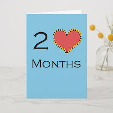 2 Month Anniversary Card Zazzle Com In 2021 2 Month Anniversary Anniversary Cards Happy One Month Anniversary What will your 4 month old baby start to do. 2 month anniversary card zazzle com