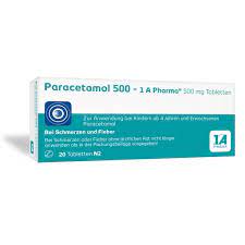 Paracetamol 500 1a Pharma Tabletten 20 St Medikamente Per Klick De