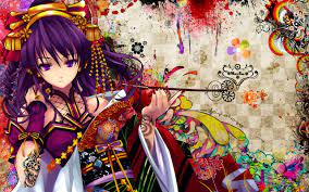 546 Miscellaneous Digital Art Colorful Colorful Girl Wallpaper Geisha Anime Cool Anime Wallpapers Hd Anime Wallpapers