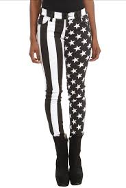 Black And White Striped Jeans Womens Hot Topic Royal Bones Black White Star Stripes Split Leg Skinny Jeans 9 Royalbones Splitlegslimskinny White Skinny Jeans Skinny Leg Jeans Clothes