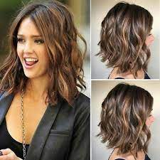 Womens Gradient Brown Short Curly Wig Bob Wavy Natural Fashion Full Hair Wigs 6 Ebay In 2021 Haircuts For Wavy Hair Natural Wavy Hair Wavy Haircuts