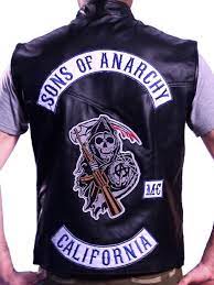 Soa Genuine Leather Biker Vest Jax Teller Wish Sons Of Anarchy Vest Sons Of Anarchy Leather Jacket