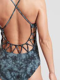 Shadow Dye Loop Back One Piece Swimsuit Athleta One Piece Fashion One Piece Swimsuit