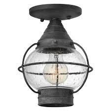 Check spelling or type a new query. Hinkley Cape Cod Aged Zinc One Light Outdoor Semi Flush Mount 2203dz Bellacor