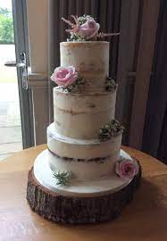 Pin On Naked Semi Naked Wedding Cakes