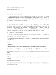 Contract De PrestÄƒri Servicii Pfa Donna