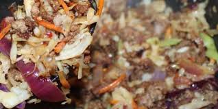 It is the primary ingredient in many favorite foods from hamburgers to meatballs. Diabetic Recipe Beef Cabbage Crack Slaw Umass Diabetes