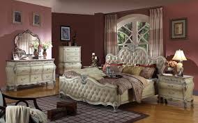 Enhance the mood and ambiance with a carefully considered bedroom lighting scheme; Piece Crown Antique Beige Bedroom Set Usa Furniture Online Elegant Sets Atmosphere Ideas Color Fabric Wood Paint Frame Design Quartz Metallic Lamps Apppie Org
