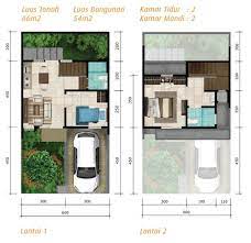 30 contoh denah rumah minimalis 1 lantai 2019 rumah. Lingkar Warna 5 Denah Rumah Minimalis Ukuran 6x11 Meter 2 Kamar Tidur 2 Lantai Tampak Depan
