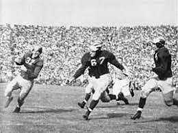 In anger and shame, bearing torches they came. 1943 College Football National Championship