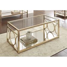 Poly & bark signy coffee table. Olympia Glass Top Coffee Table In Gold Chrome Ol100cg