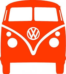 Vw Bus Voorkant Silhouetprojecten Zeefdruk Stencil Sjablonen