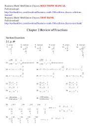 19 ÷ 8 = 2 with a remainder of 3. Business Math 10th Edition Cleaves Solutions Manual