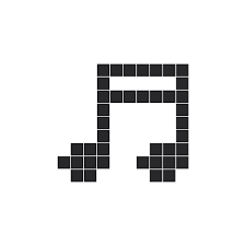 Check spelling or type a new query. Musiknote Gross Stixel Pixel Art Zum Aufkleben