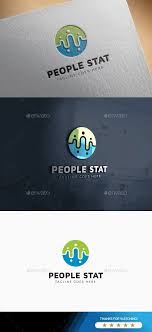 People Statistic Logo Human Logo Logo Design Health Earth Logo