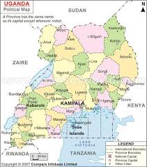 Uganda is endowed with 10 national parks spread in different parts of the country. Uganda Map