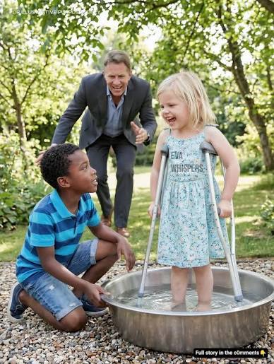 Millionaire Catches Homeless Boy Dancing with His Paralyzed Daughter — What He Did Next Shocked Everyone... The golden afternoon light spilled across the manicured lawns of the Carter estate. Rows of tulips