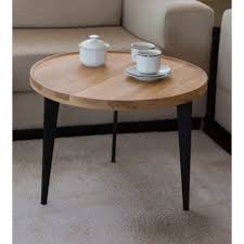 You can use them to put down your glasses or magazines. Table Basse D Appoint En Chene Massif L60cm H44cm