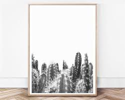 Black And White Cactus Print Black And White Cactus Print Desert Wall Art Cactus Poster Etsy In 2020 Cactus Wall Art Cactus Poster Farm Wall Art