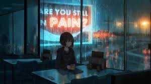 Download the background for free. Coffeeshop Anime Girl Raining Live Wallpaper Wallpaperwaifu