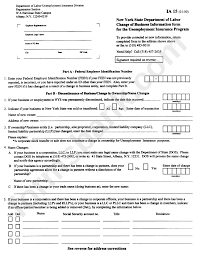 Ny state dept of insurance. Form Ia 15 Change Of Business Information Form For The Unemployment Insurance Program New York State Department Of Labor Printable Pdf Download