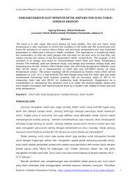 Lantas mengapa sekarang suhu tubuh menjadi 36,6 derajat celsius? Http Jurnal Poltekkespadang Ac Id Ojs Index Php Jsm Article Download 140 37