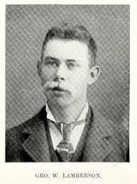 Early photo of the Robeson Hotel in Lohrville and the Samuel Robeson  family. Samuel, who married Catherine (Bartell) was the  great-great-grandfather of Jerry, Robert, Gary and Donald Everhart. The  Robeson's daughter, Jennie