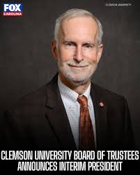 The board also approved the establishment of a presidential search  committee and authorized them to begin the process of hiring a search firm  to assist in the process.  https://www.foxcarolina.com/2025/12/09/clemson-university-president-announces  ...