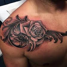 The meaning of symbols in different cultures 101 Best Rose Tattoos For Men Cool Designs Ideas 2021 Guide Rose Tattoos For Men Mens Shoulder Tattoo Rose Chest Tattoo