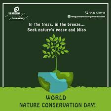It is observed to raise awareness about healthy environment as the premise of a stable and healthy society. 29 World Nature Conservation Day Ideas Nature Conservation Conservation Nature