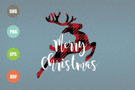 Santa claus and christmas reindeer. Merry Christmas Reindeer Svg 388389 Svgs Design Bundles