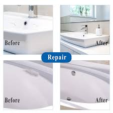 It fills and repairs unsightly chips and scratches. Generic Tub Tile And Shower Repair Kit 5oz White Bathtub Crack Refinishing Kit For Porcelain Acrylic Fiberglass