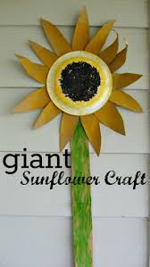 giant sunflower craft no time for flash cards