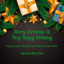 Original wishes, messages and quotes to share. Happy Birthday On Christmas Wishes Image Quotes