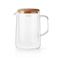 Double Wall Glass Server Tea Coffee Beverage Products Oxo Glass Carafe Double Wall Glass Coffee Carafe