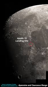 Moon Apennine Caucasus Mosaic Apollo 15 Landing Site